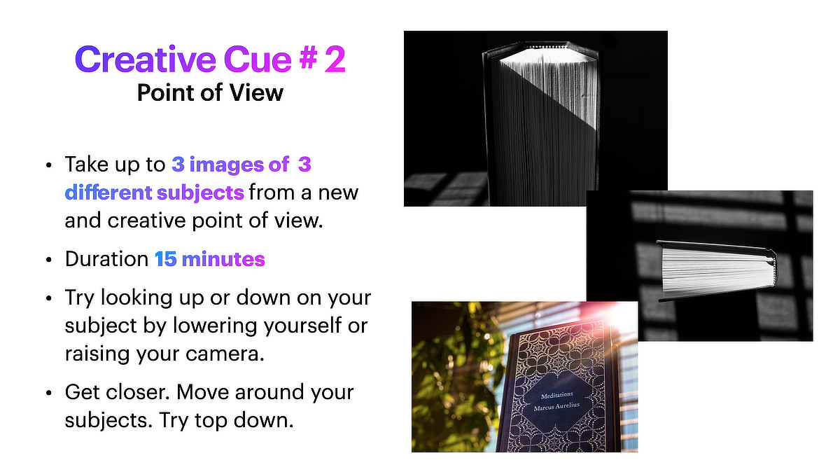 Original reference slide: Point of view.